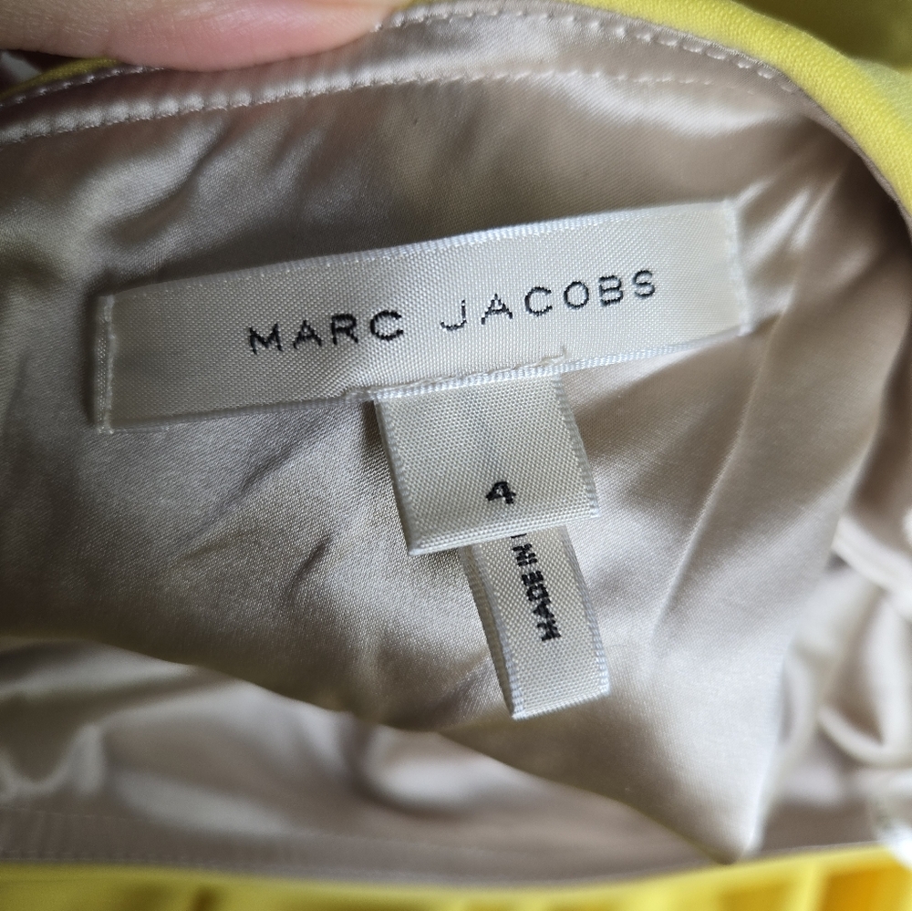 MARC JACOBS RUNWAY I NWT US 4 One Shoulder Gown I canary yellow - Picture 6 of 14